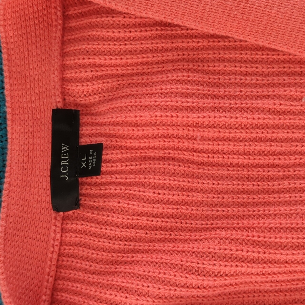 J. Crew Women's XL Coral Cardigan Sweater - Picture 3 of 7
